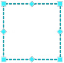 Markers for resizing or reshaping a photo