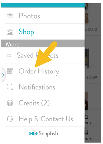 Order status details on your home and order history pages – Snapfish Help