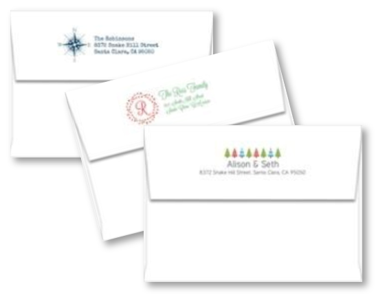 return address envelope printing