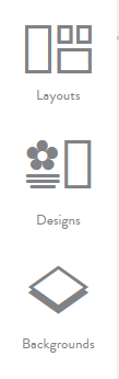 Layout, Design and Background options